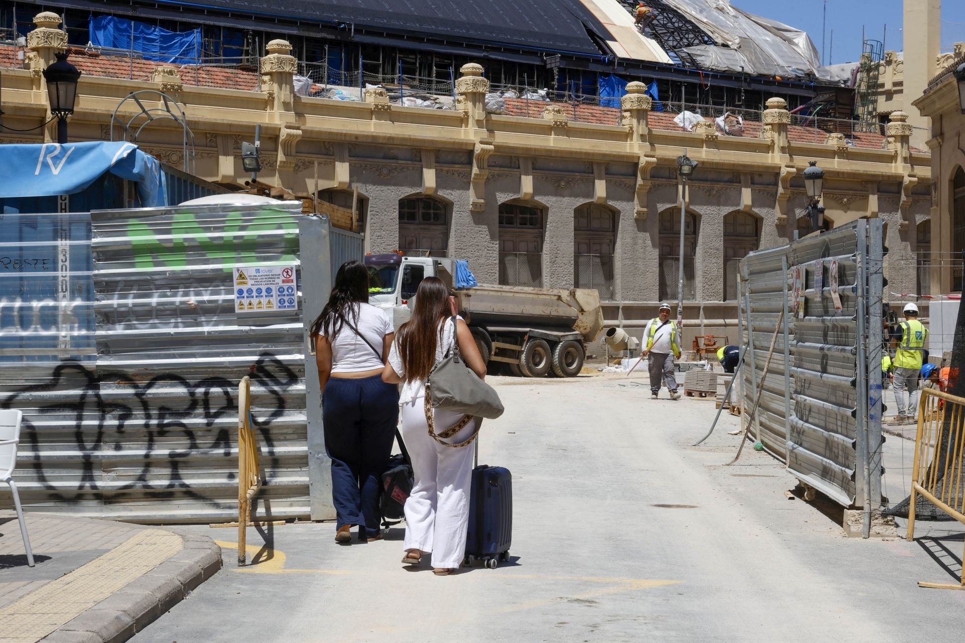 FOTOS | Así están las obras en la calle Alicante de Valencia