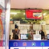 Una administración de lotería en una imagen de archivo.