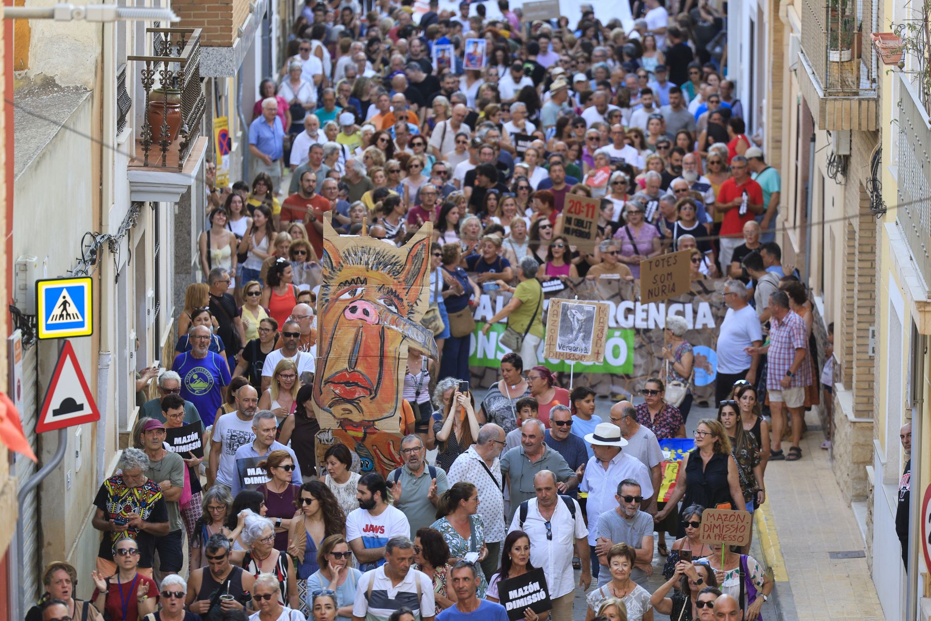 FOTOS | Novena manifestación contra Mazón por la gestión de la dana