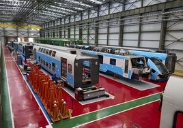 Interior de la planta valenciana de Stadler.