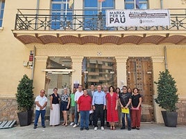 Foto de familia de los participantes en la asamblea.