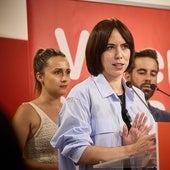 Diana Morant, en la sedel del PSPV.
