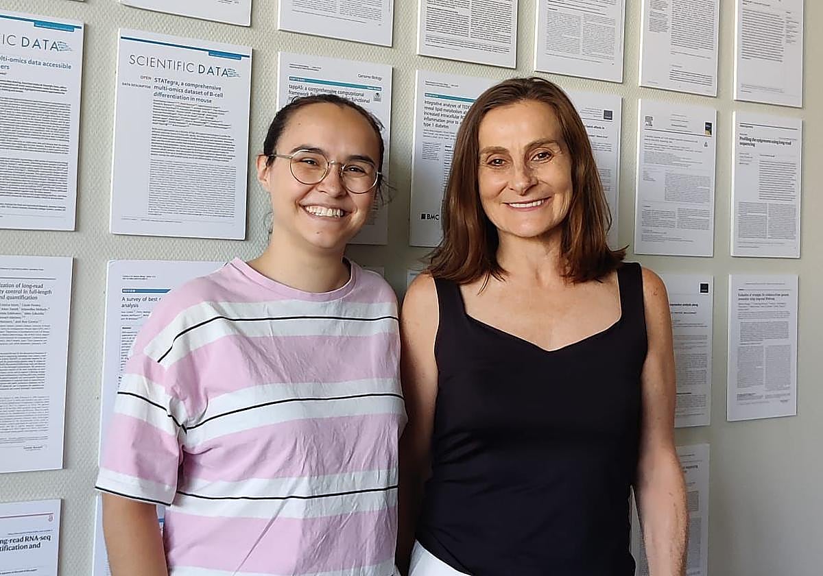 Las investigadoras Ana Conesa y Carolina Monzó.