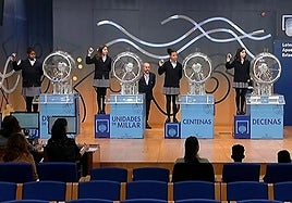 Un sorteo de la Lotería Nacional.