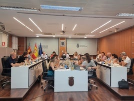 Pleno del Ayuntamiento de Riba-roja.
