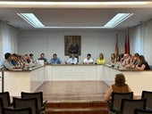 Un momento del pleno de julio.