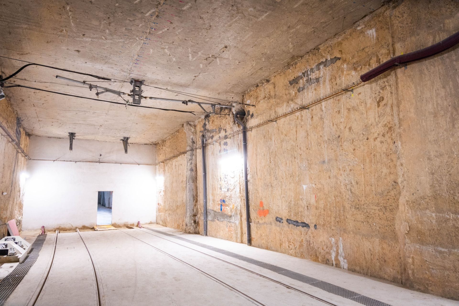 Fotos: Obras entre las estaciones de metro de Xàtiva y Alacant