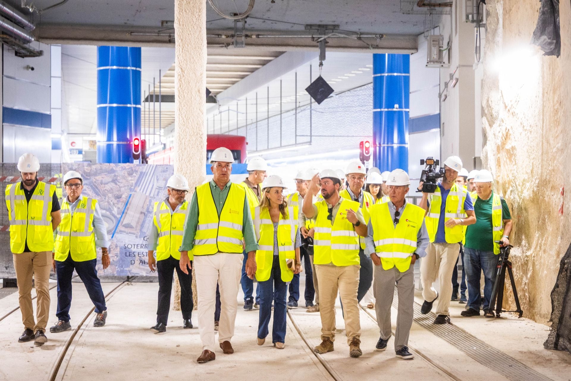 Fotos: Obras entre las estaciones de metro de Xàtiva y Alacant