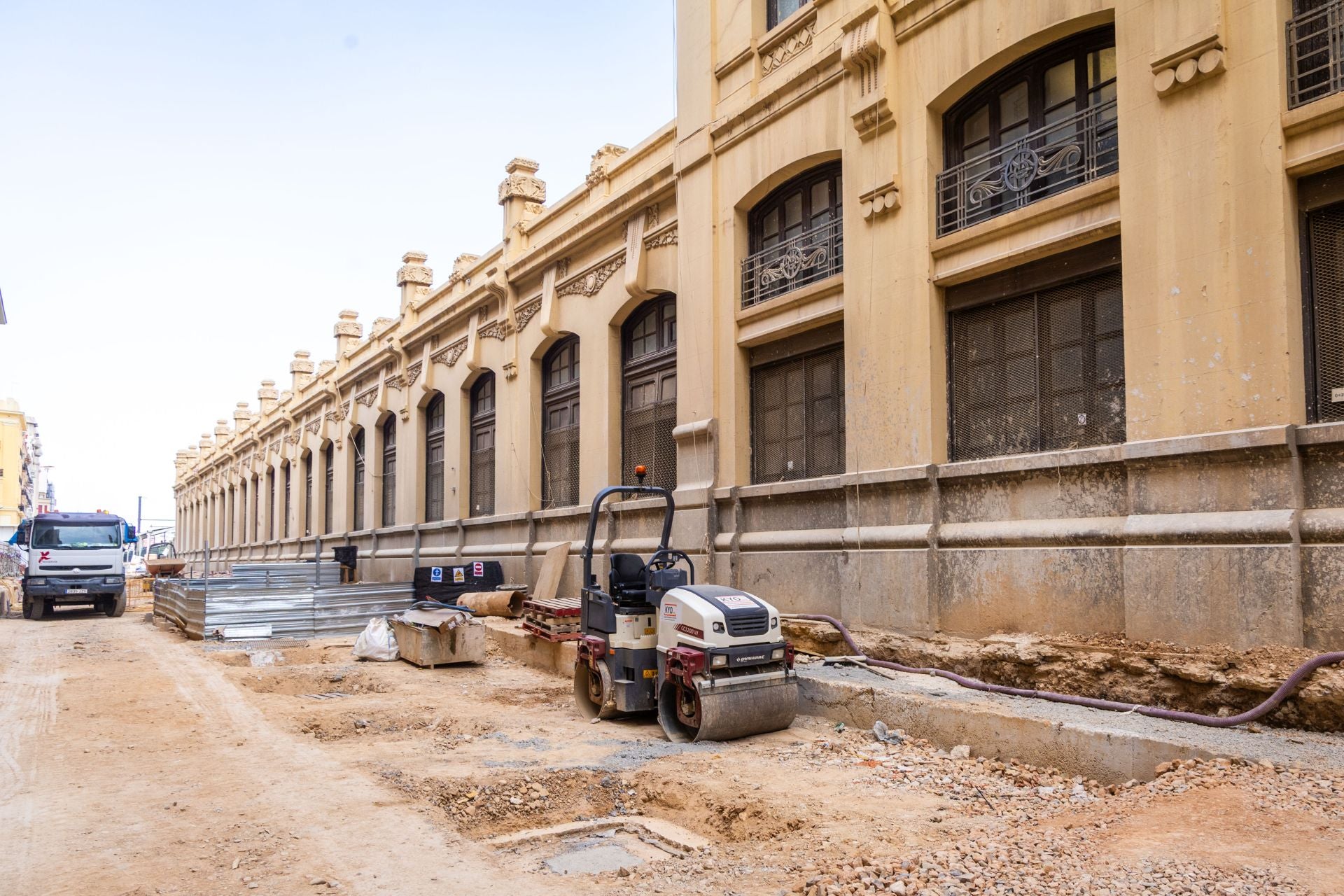 Fotos: Obras entre las estaciones de metro de Xàtiva y Alacant