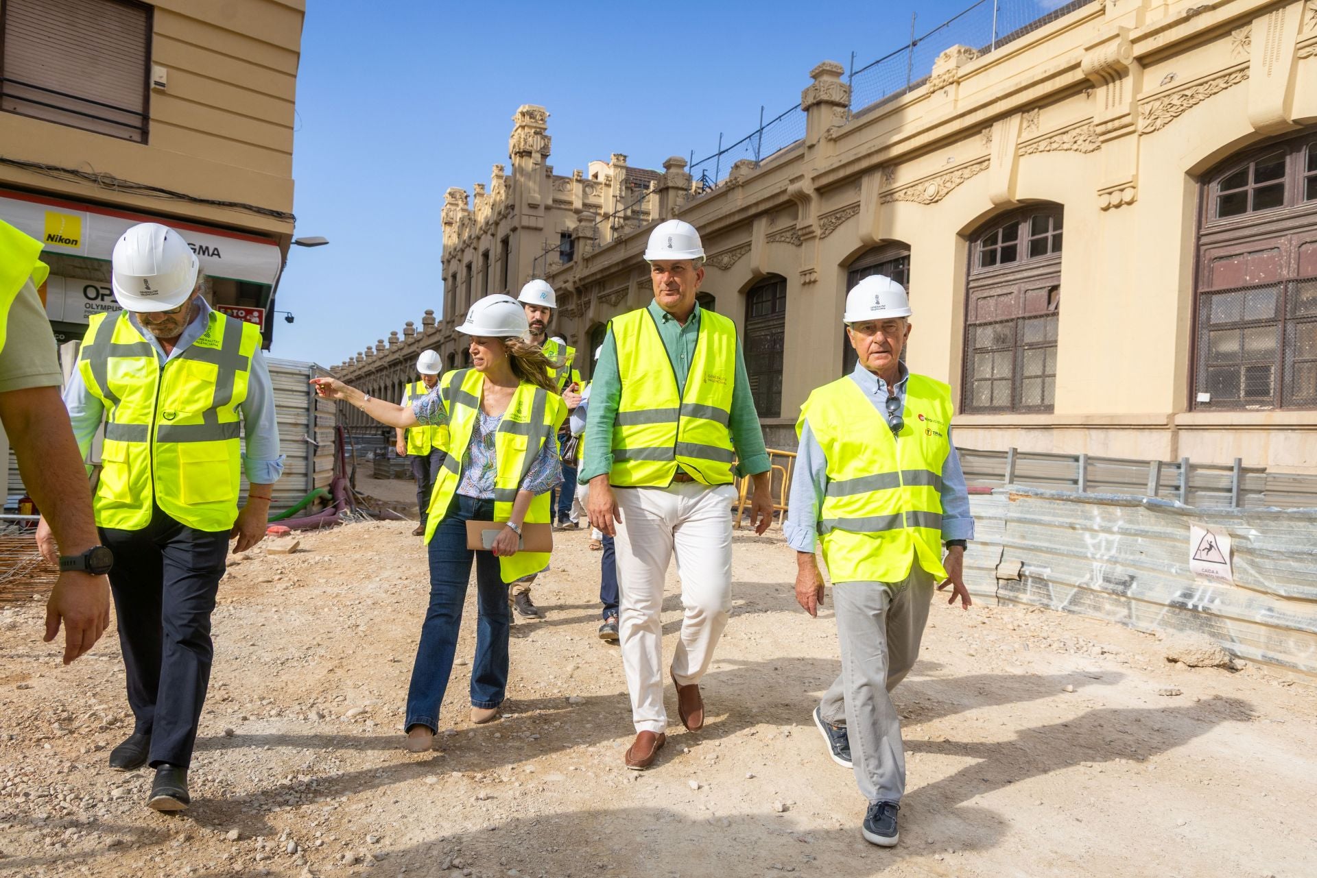 Fotos: Obras entre las estaciones de metro de Xàtiva y Alacant