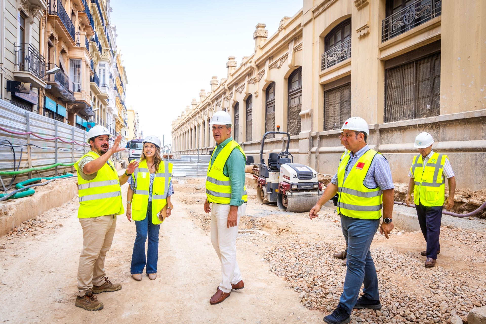 Fotos: Obras entre las estaciones de metro de Xàtiva y Alacant