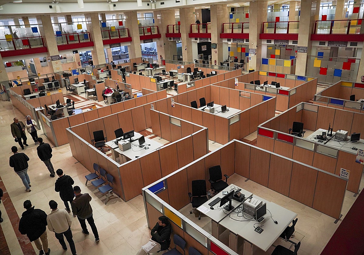 Imagen de archivo de oficinas de la Agencia Tributaria.