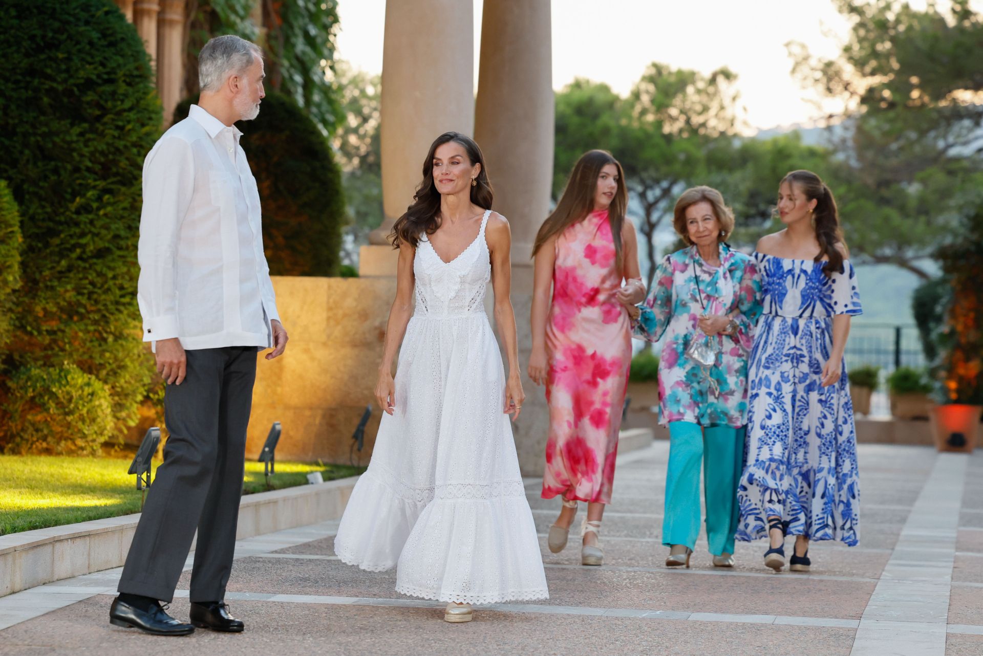 FOTOS | Leonor deslumbra en Marivent con un vestido de la Reina Letizia