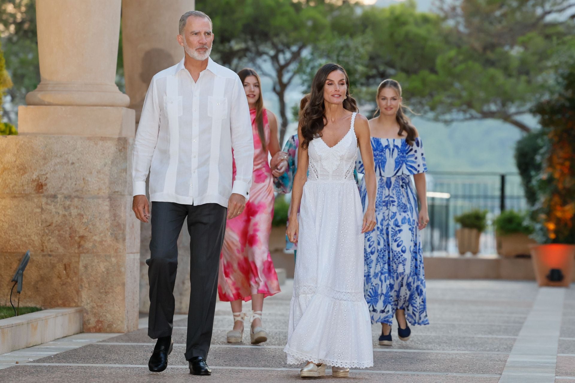 FOTOS | Leonor deslumbra en Marivent con un vestido de la Reina Letizia