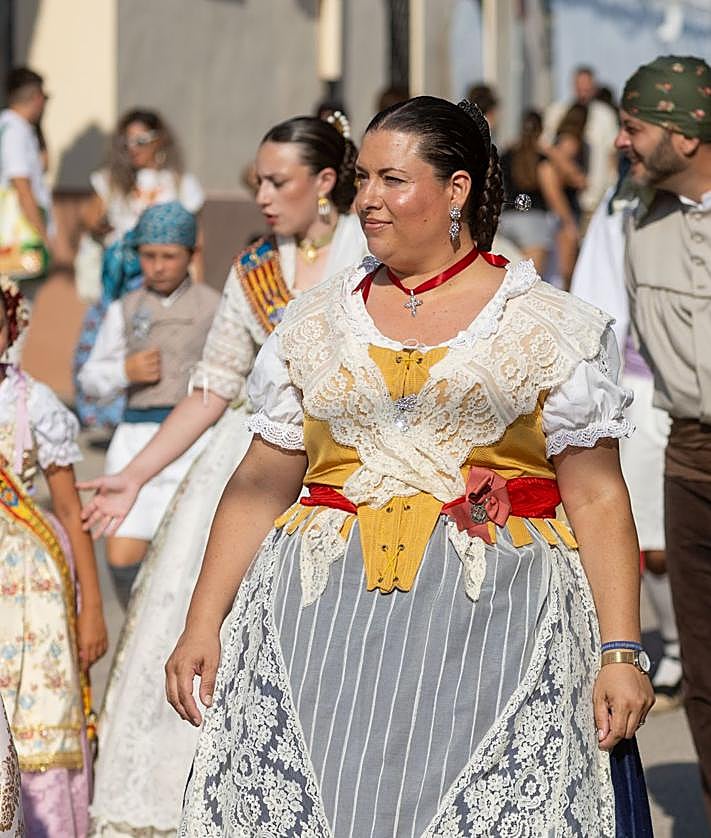 Imagen secundaria 2 - El Palmar peregrina al Cristo de la Salud con el recuerdo vivo de la dana