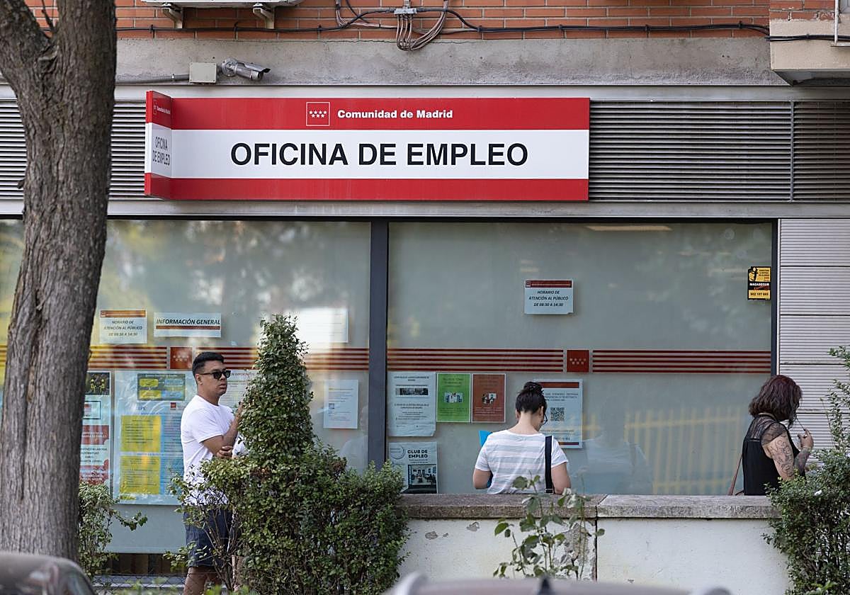 Una oficina del SEPE en una imagen de archivo.