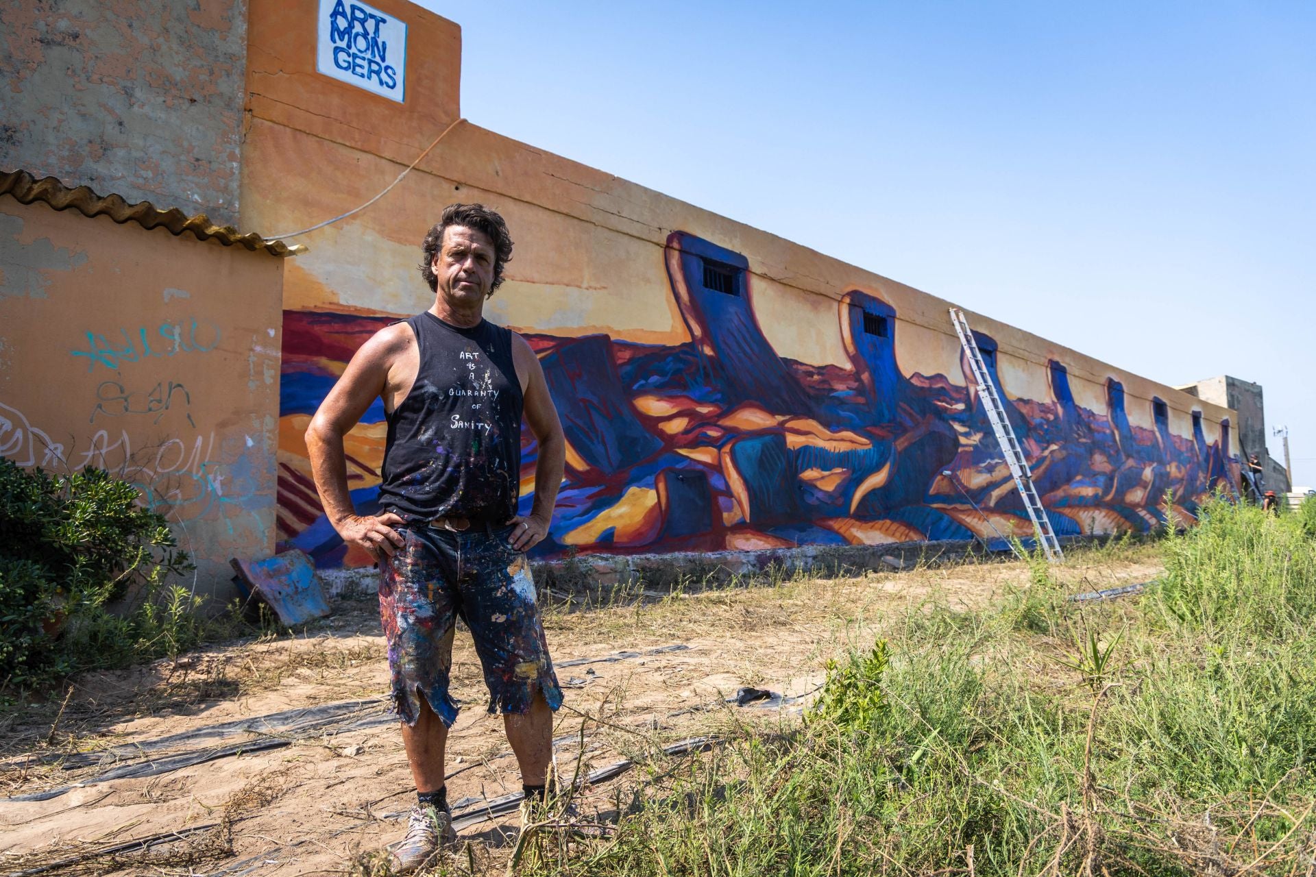Fotos: Los murales son la nueva decoración de la Huerta de Valencia