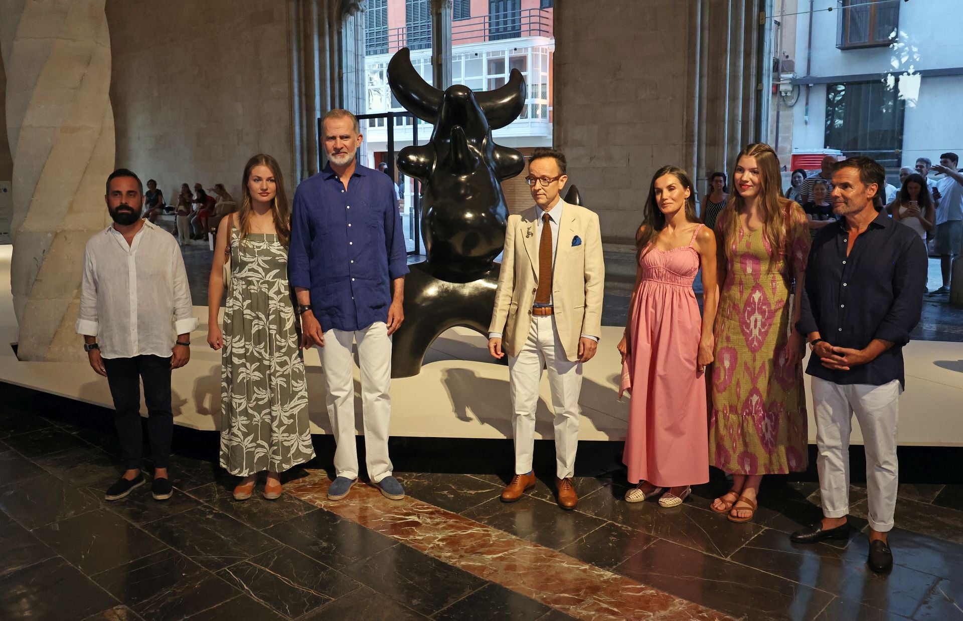 La reina Letizia deslumbra en su último día en Mallorca