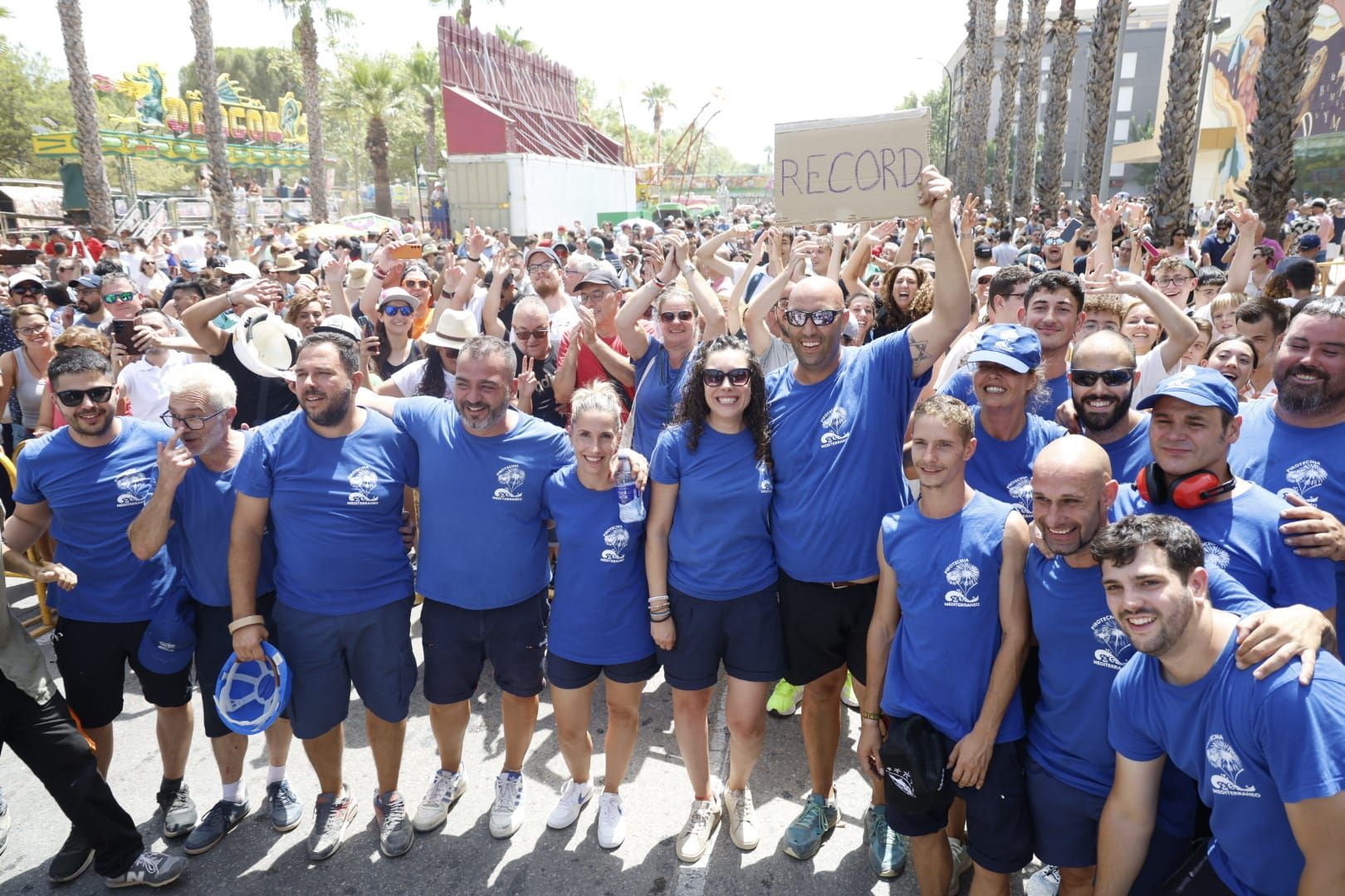 Así ha sido la mascletà más grande de la historia