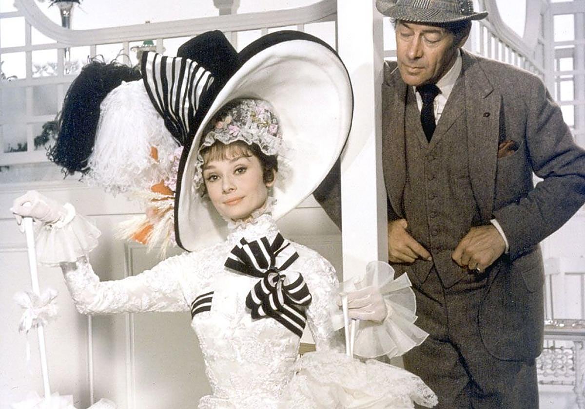 Audrey Hepburn y Rex Harrison, en uno de los clásicos del séptimo arte.