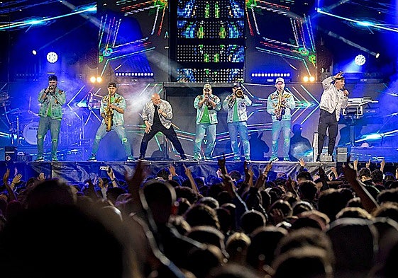 La Orquesta Panorama durante una de sus actuaciones.