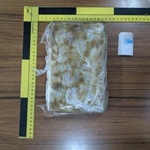 Droga que ocultaba en el vehículo.