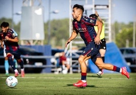 Diego Pampín, con el Levante.