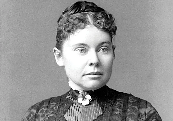 Retrato de Lizzie Borden.