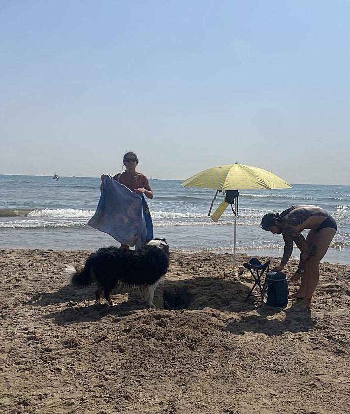 Imagen secundaria 2 - Servicio de Salvamento y Socorrismo de Alboraia, informando del cierre de la playa canina de Port Saplaya y de la zona norte de Port Saplaya.