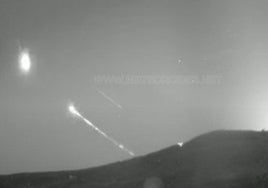 Una brillante bola de fuego cruza el cielo de Valencia a miles de kilómetros por hora