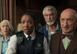 Reparto de la película 'El Club del Crimen de los Jueves'.