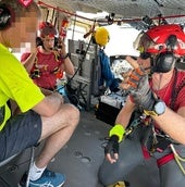 Rescatan en helicóptero a una menor de 16 años tras desplomarse y no recuperar la conciencia en la Sierra de Mariola