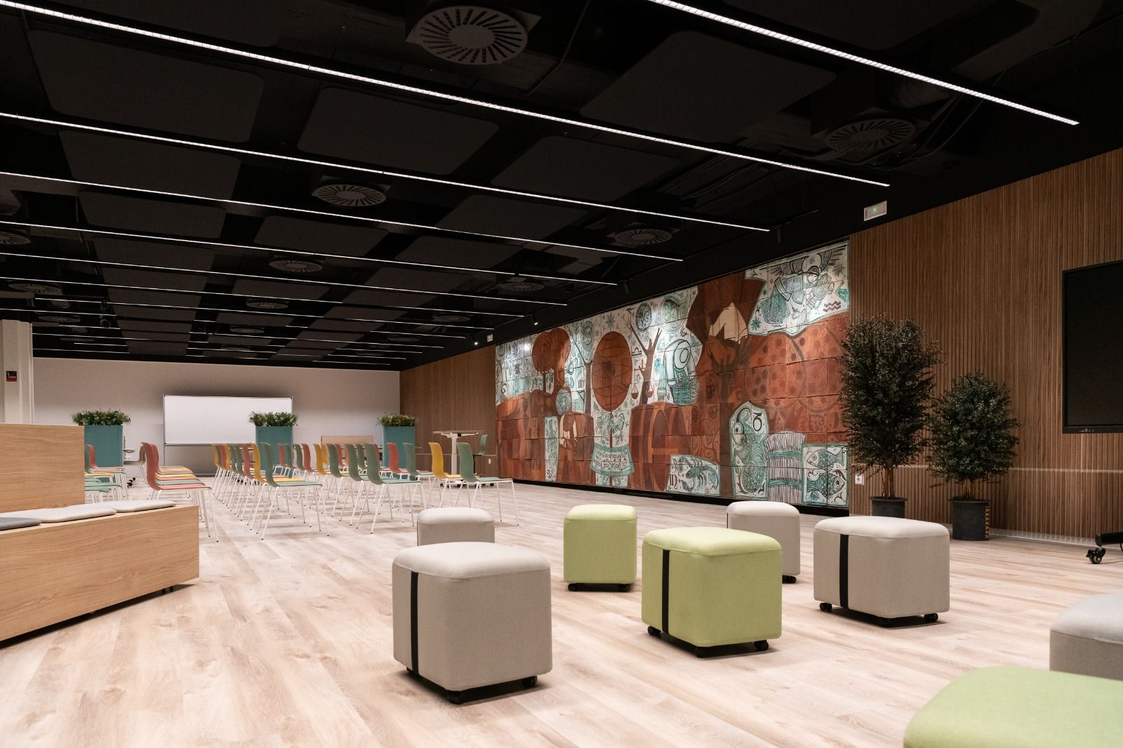 El aula de la UPV, después de la reforma con criterios Well