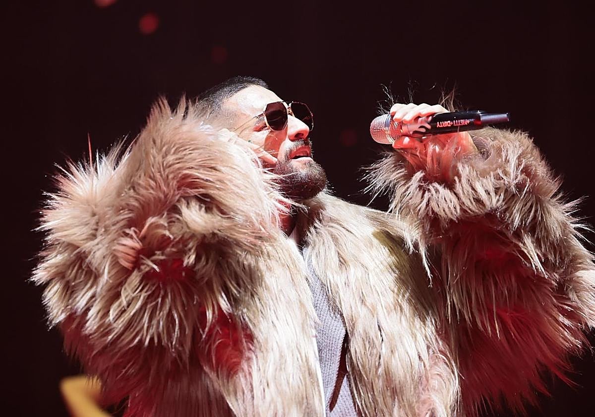 Maluma, en su último concierto en México.