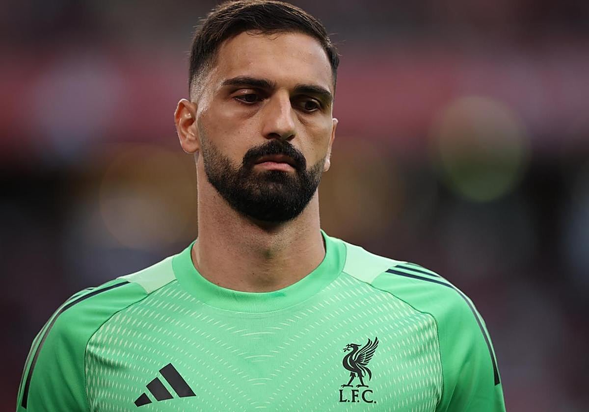 Mamardashvili, con el Liverpool.