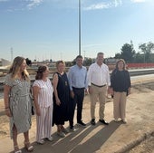 Autoridades en la reapertura de la CV-33 en Torrent.