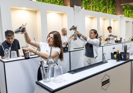 Uno de los cursos de formación para cocteleros, en Valencia
