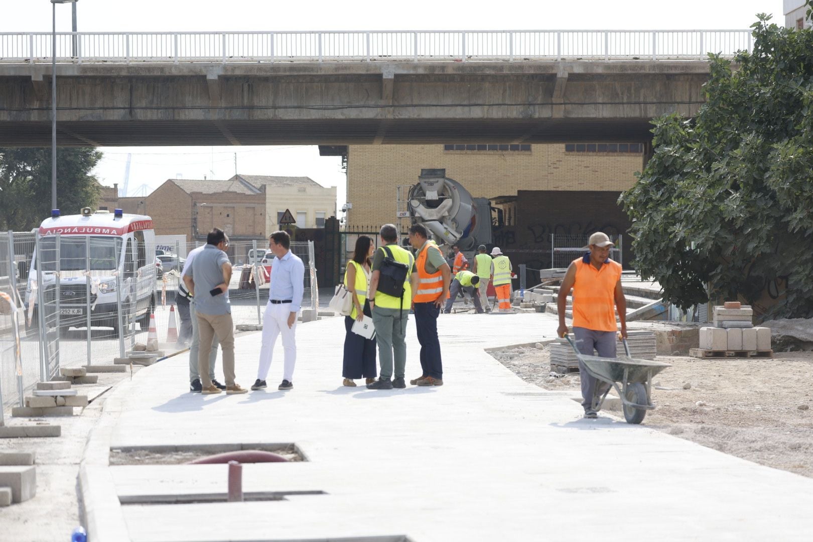 El Ayuntamiento ultima la mejora del acceso peatonal al apeadero de la Font de Sant Lluís