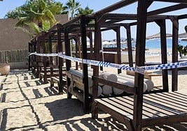 Terraza del establecimiento Zazú, en Ibiza