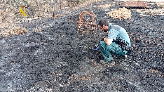 El incendio de Titaguas fue provocado por unos trabajadores que estaban usando una radial