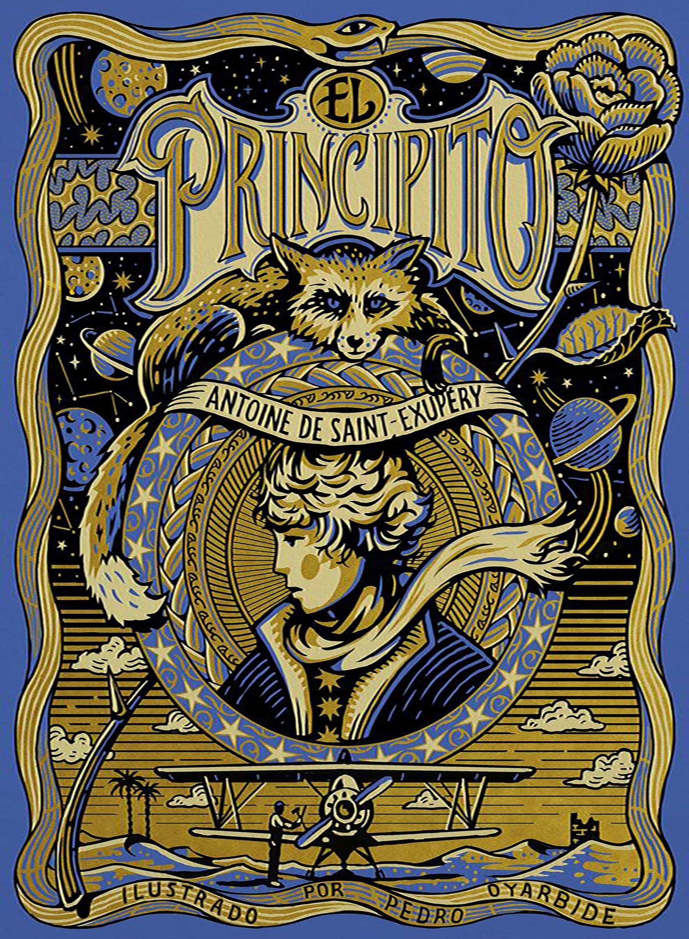 Portada de Pedro Oyarbide para 'El Principito'.