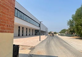 Zona de hospitalización de crónicos que se halla en plenas obras de ampliación.