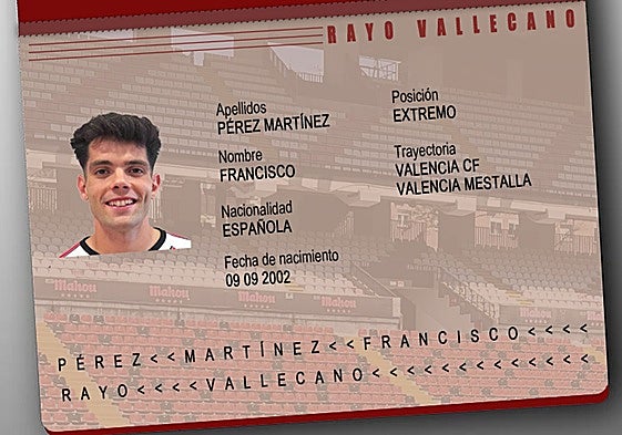 Fran Pérez, en el anuncio de su fichaje.