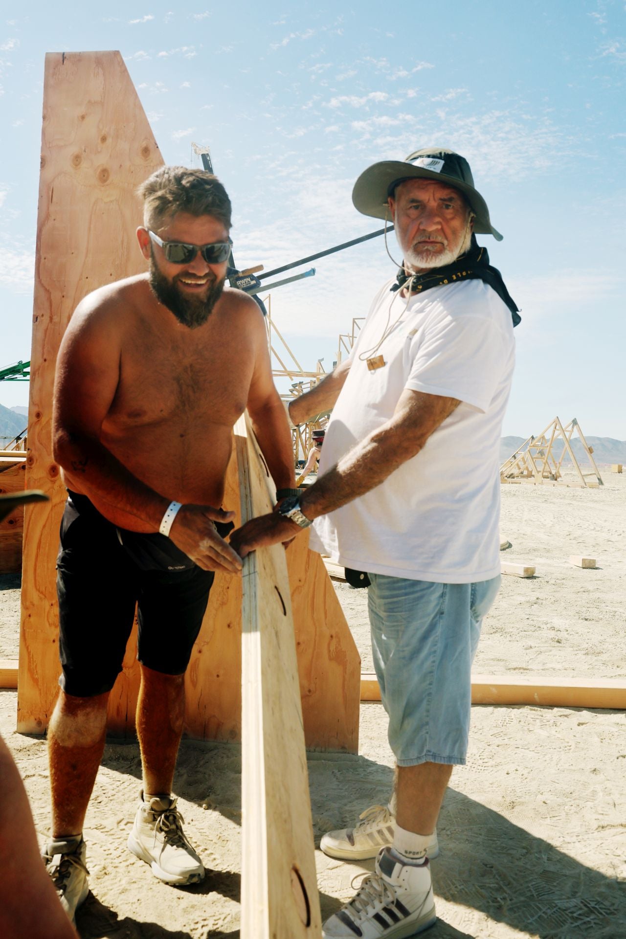 Una falla de vareta en el desierto de Nevada