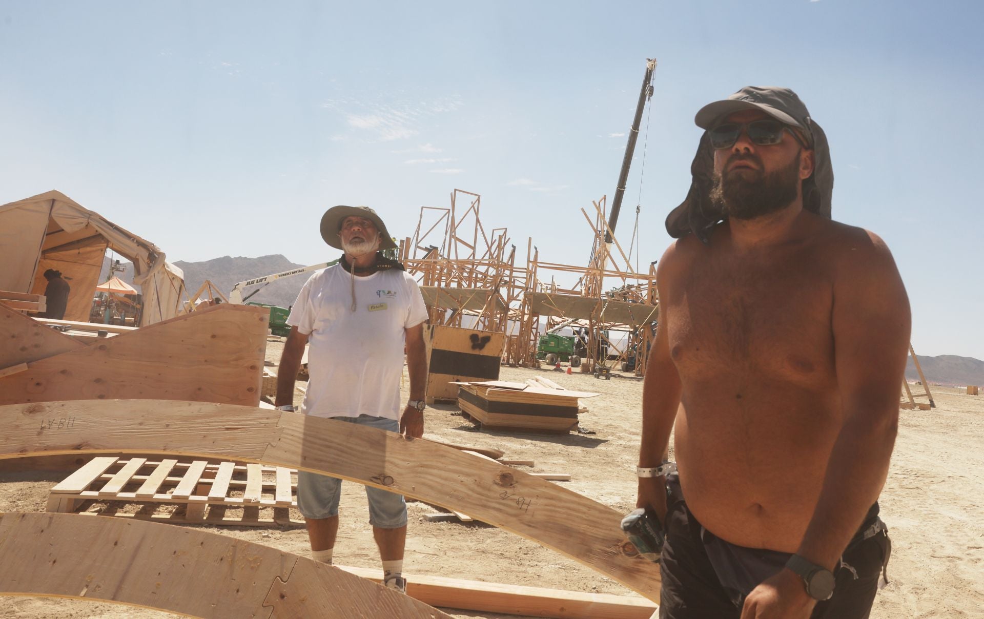 Una falla de vareta en el desierto de Nevada