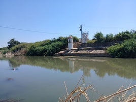 Estación de aforo en el Júcar.
