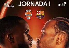 Cartel promocional del partido.