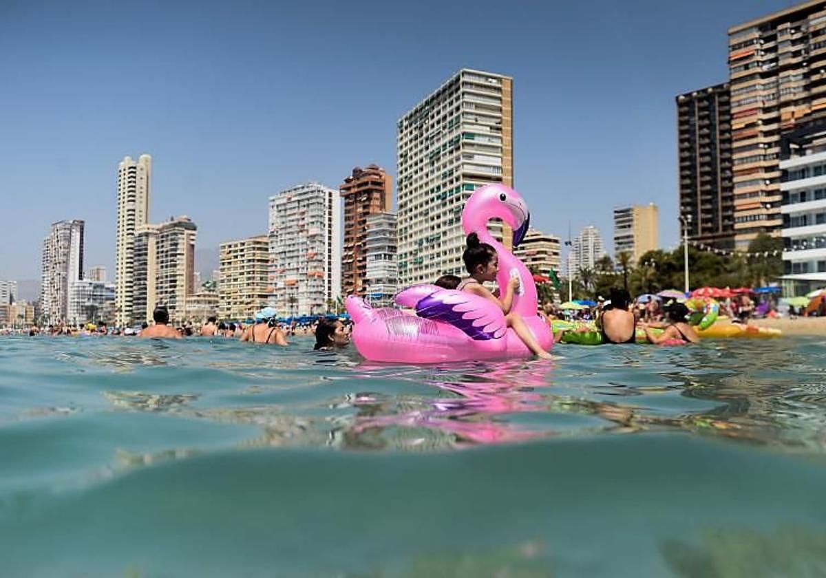 Playa de Levante, en Benidorm.