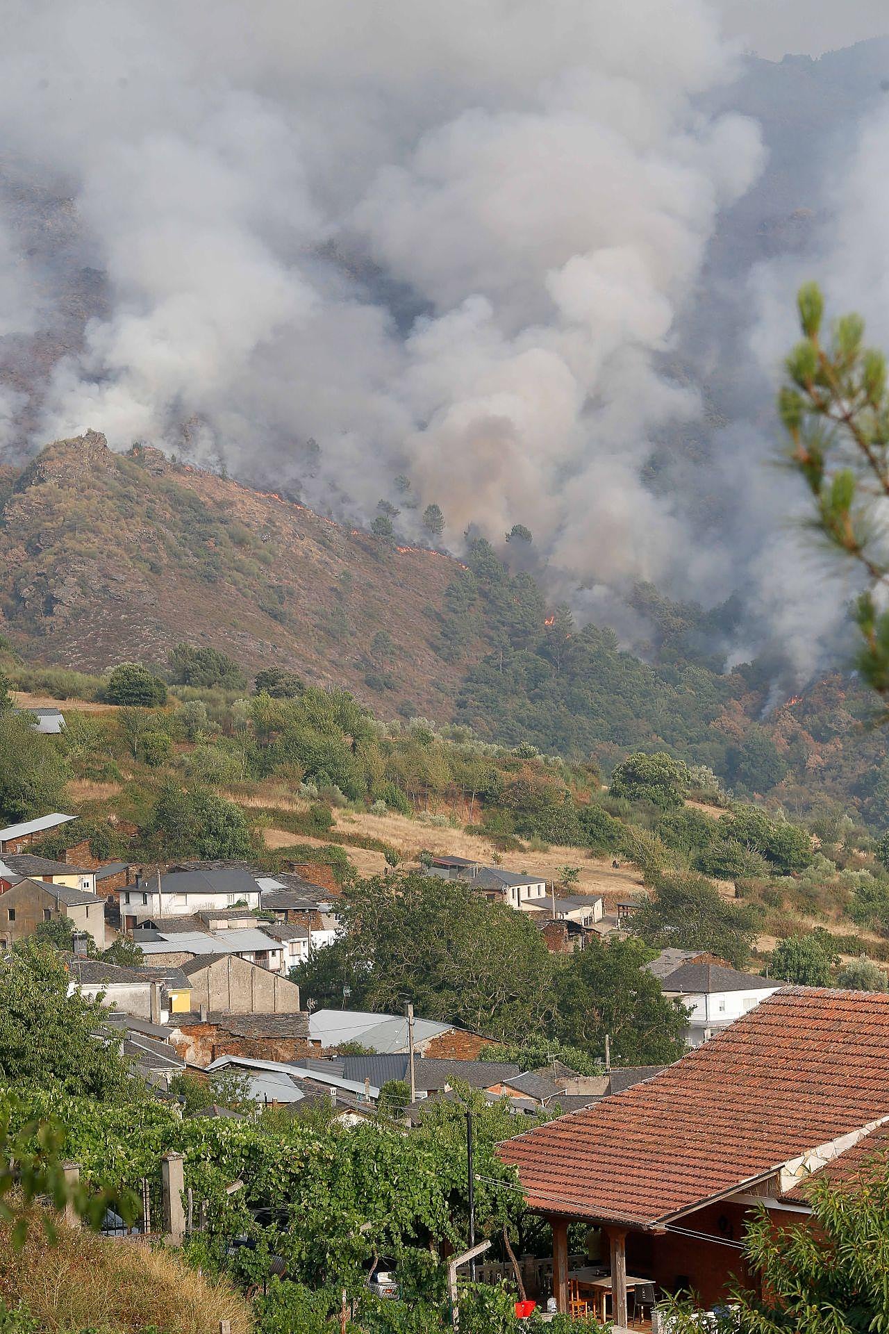 Incendio de Yeres-Llamas (León)