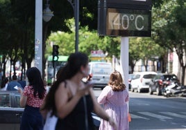 Termómetro que registra temperaturas muy altas.